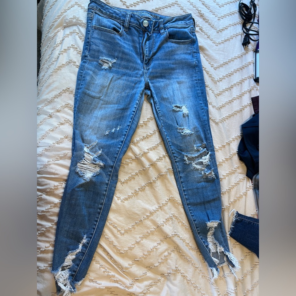 American eagle high rise jegging super stretch!